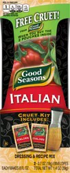 Good Seasons Italian Dry Salad Dressing and Recipe Mix, 2 ct - Packets