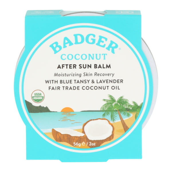 slide 1 of 1, Badger Coconut After Sun Balm, 2 oz