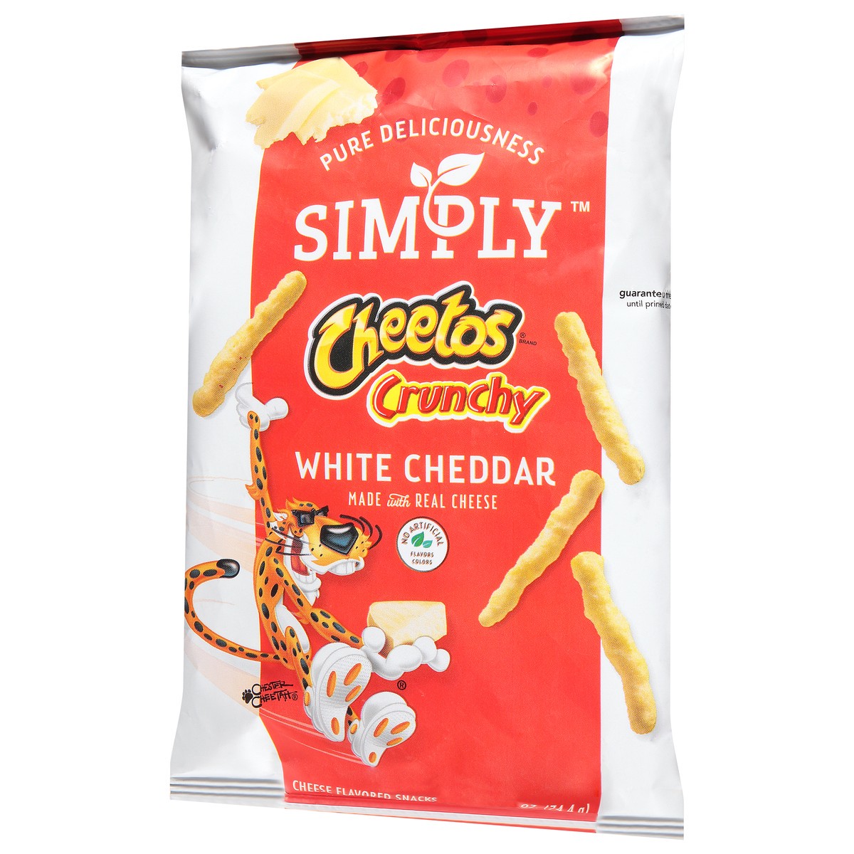 slide 12 of 12, Cheetos Simply Crunchy White Cheddar Cheese Flavored Snacks 2.625 oz, 2.62 oz