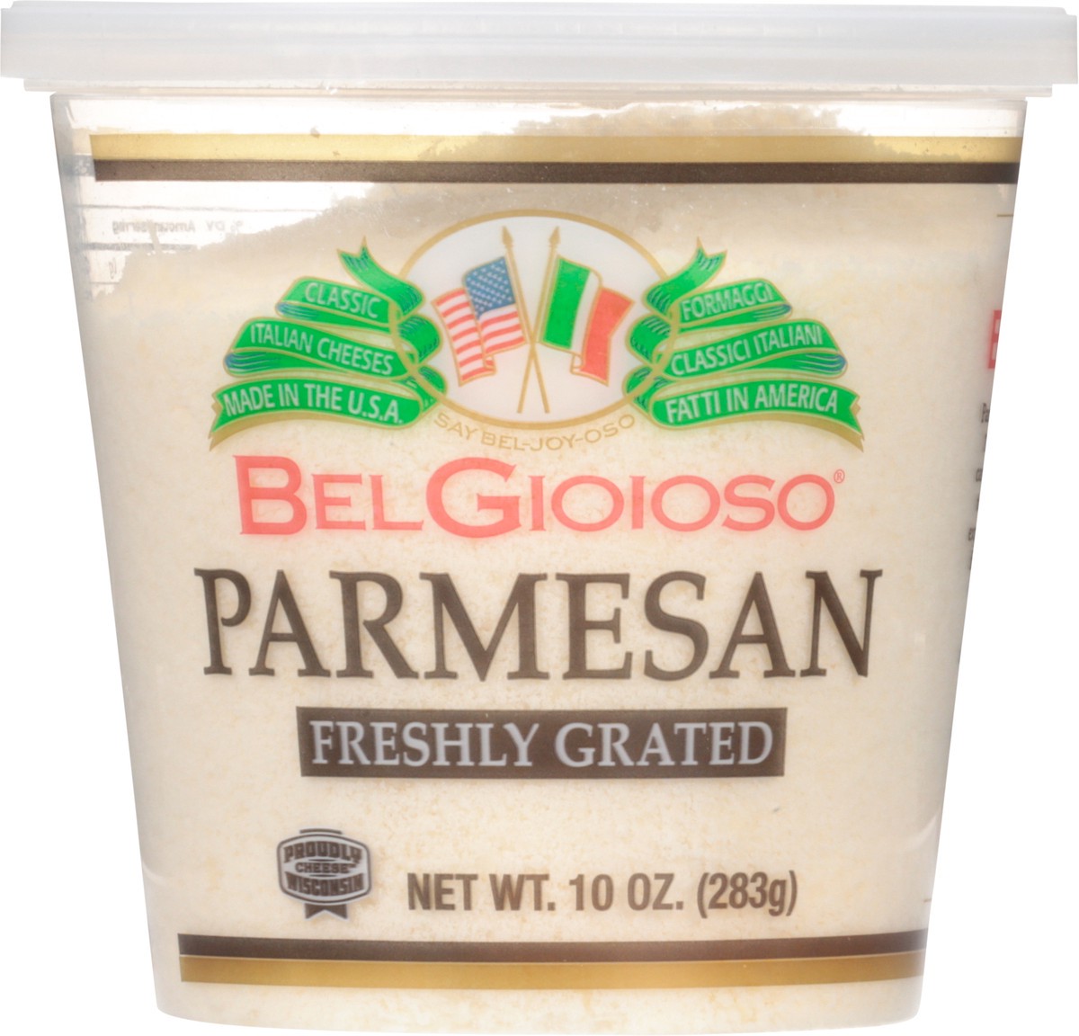 slide 8 of 13, BelGioioso Freshly Grated Parmesan Cheese, 1 ct