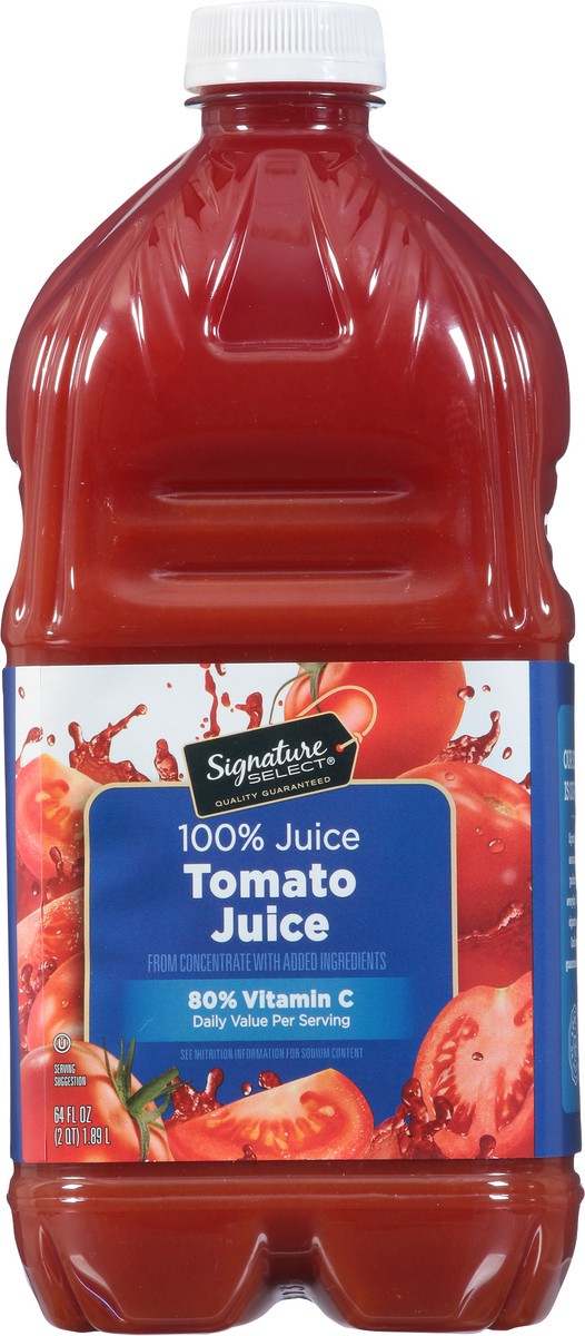slide 6 of 9, Signature Select Tomato 100% Juice 64 fl oz,