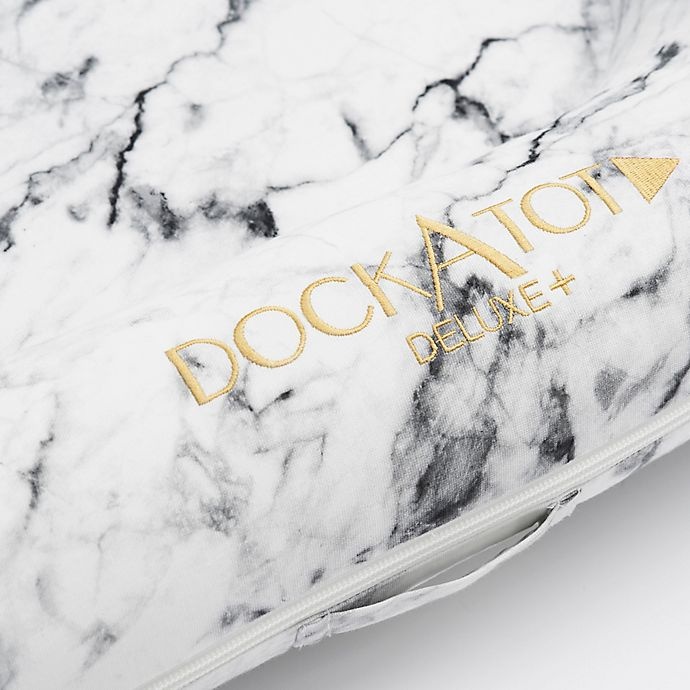 slide 4 of 6, DockATot Deluxe+ Cover - Carrara Marble (Dock Sold Separately), 1 ct