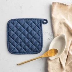 Hy-Vee Seasons Stonewash Potholder In Echo Blue