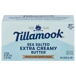 Tillamook Extra Creamy Salted Butter, 4oz