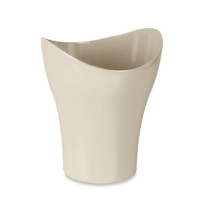 slide 1 of 1, Umbra Curvino Wastebasket - Linen, 1 ct