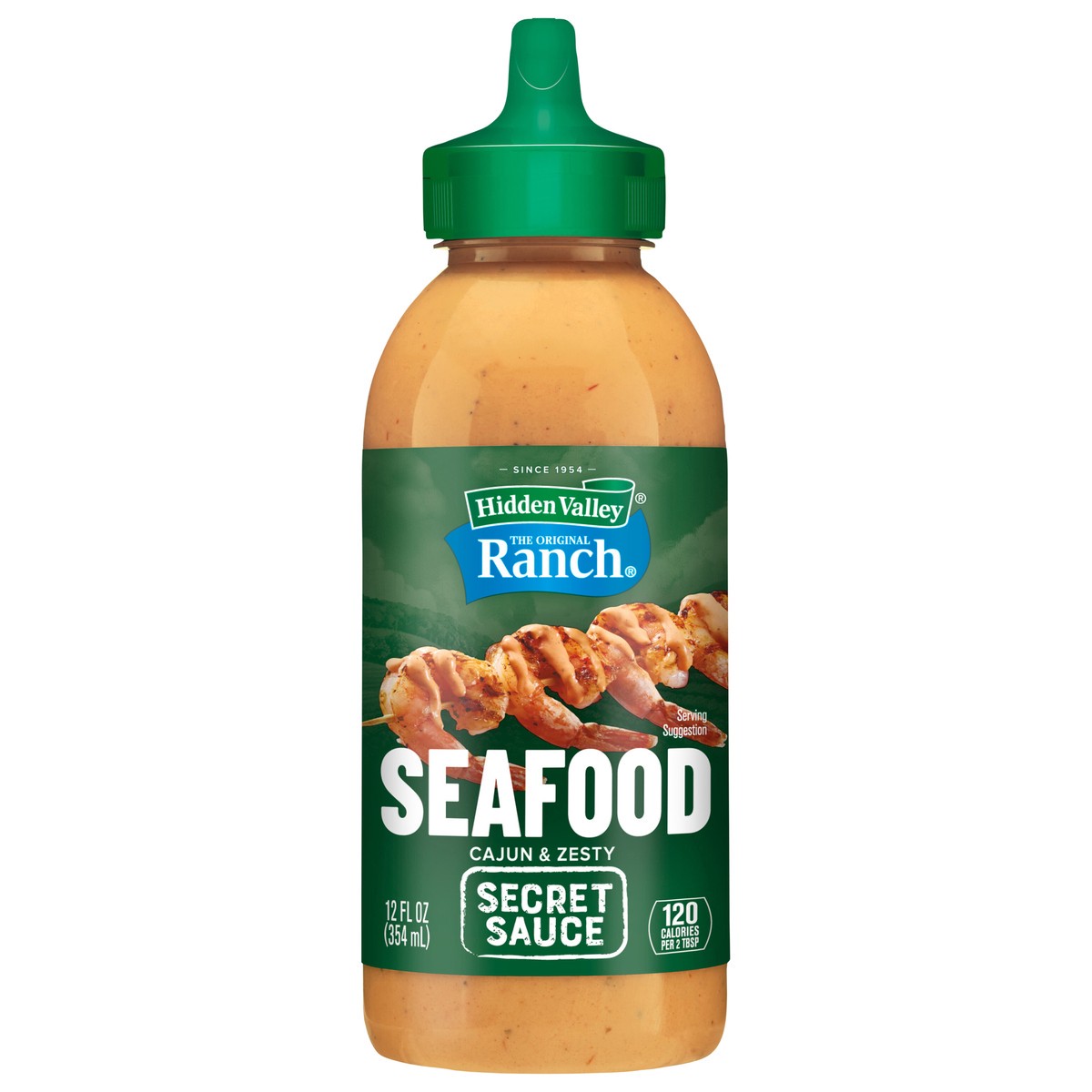 slide 1 of 6, Hidden Valley The Original Ranch Cajun & Zesty Seafood Secret Sauce 12 fl oz, 12 oz