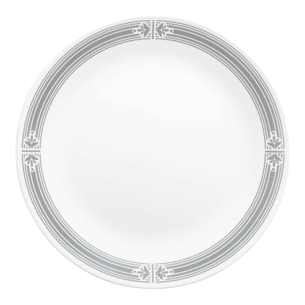 slide 1 of 1, Corelle Signature Prairie Garden Gray Dinner Plate - White/Gray, 10.25 in