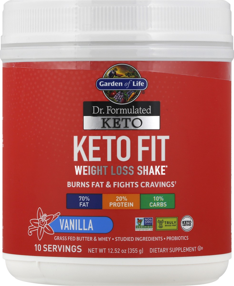 slide 1 of 7, Garden of Life Keto Fit 12.52 oz, 12.52 oz