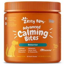 Zesty Paws Calming Bites Dog Supplement - Soft Chews