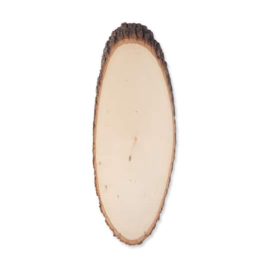 slide 1 of 5, Walnut Hollow Basswood Country Round, Elongated, 17 in to 24 in