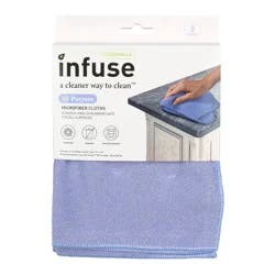 Casabella Infuse All Purpose Microfiber Cloths 2 ea