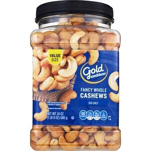 slide 1 of 1, Gold Emblem Fancy Whole Cashews, 1 ct