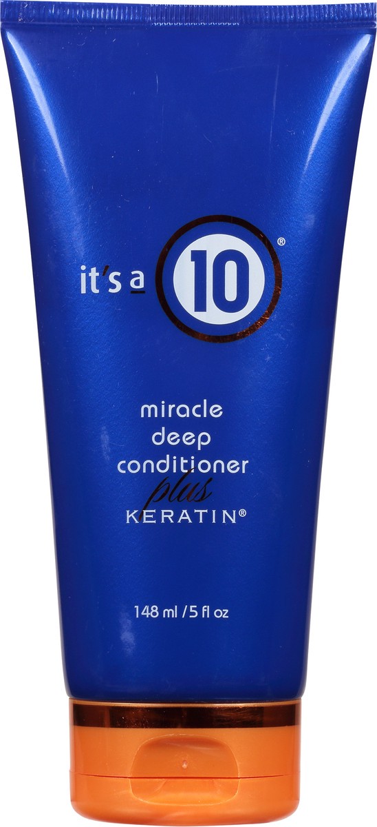 slide 5 of 9, It's a 10 Miracle Deep Conditioner + Keratin, 5 oz