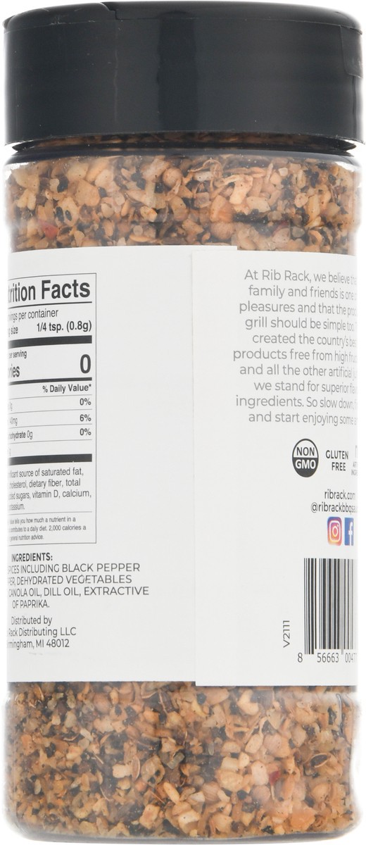 slide 11 of 13, Rib Rack Steakhouse Spice Rub, 5.75 oz