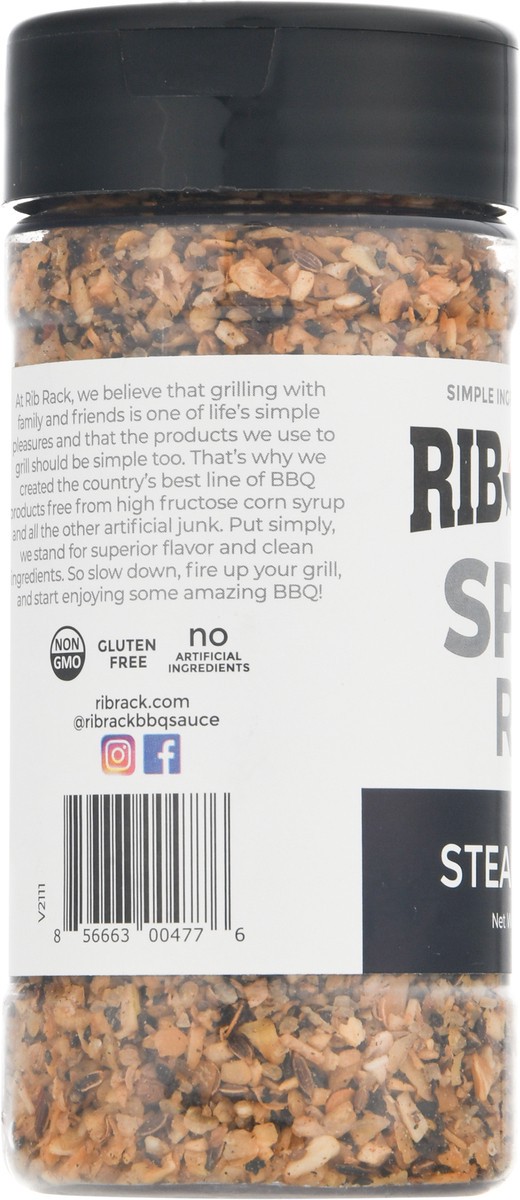 slide 3 of 13, Rib Rack Steakhouse Spice Rub, 5.75 oz