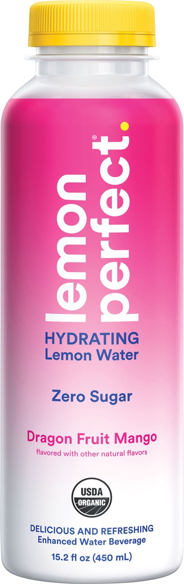 slide 7 of 13, Lemon Perfect Dragon Fruit Mango Hydrating Lemon Water, 15.2 Fl Oz Bottle, 15.20 fl oz