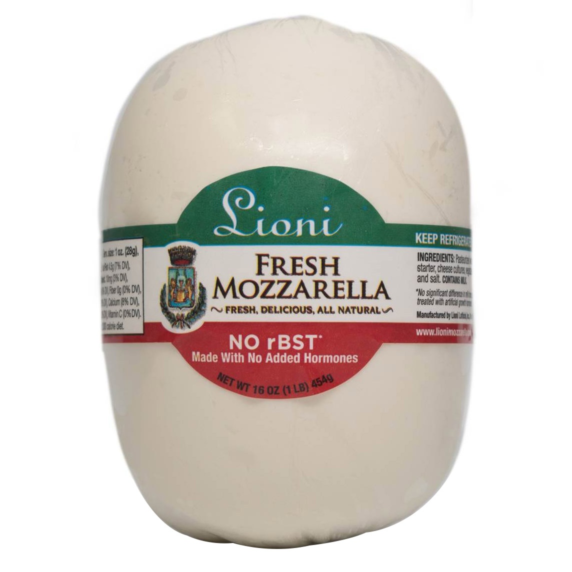 slide 1 of 1, Lioni Specialty Foods Fresh Mozzarella, 16 oz