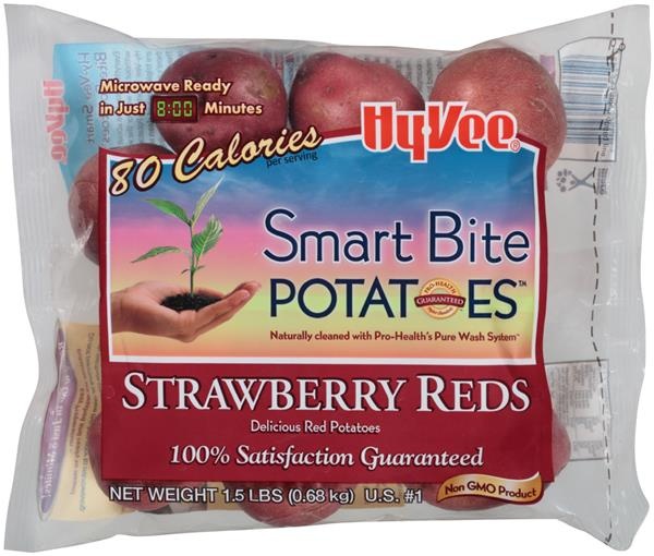 slide 1 of 1, Hy-Vee Smart Bite Strawberry Reds Potatoes, 1.5 lb