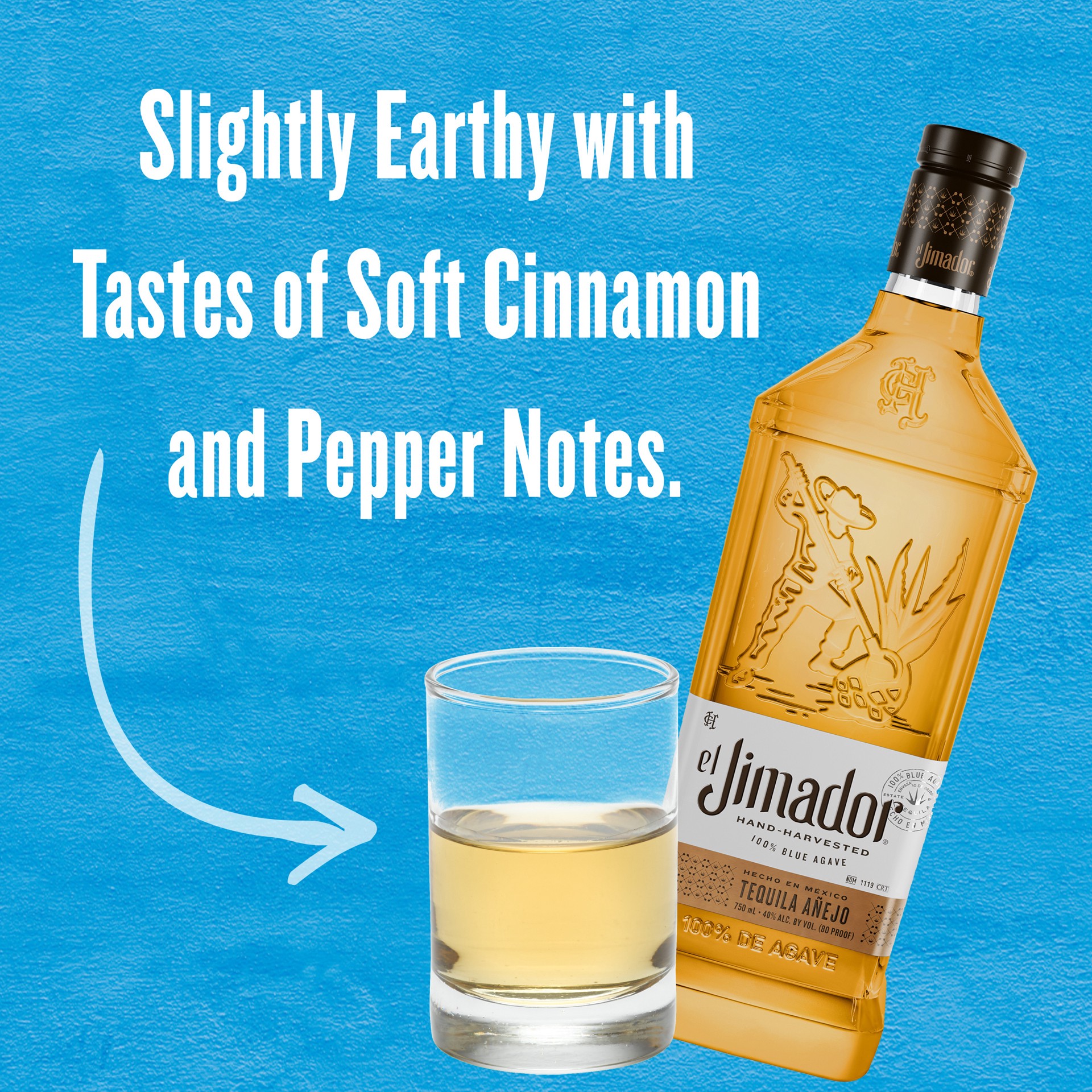 slide 9 of 9, El Jimador Añejo Tequila 750 mL 80 Proof, 750 ml