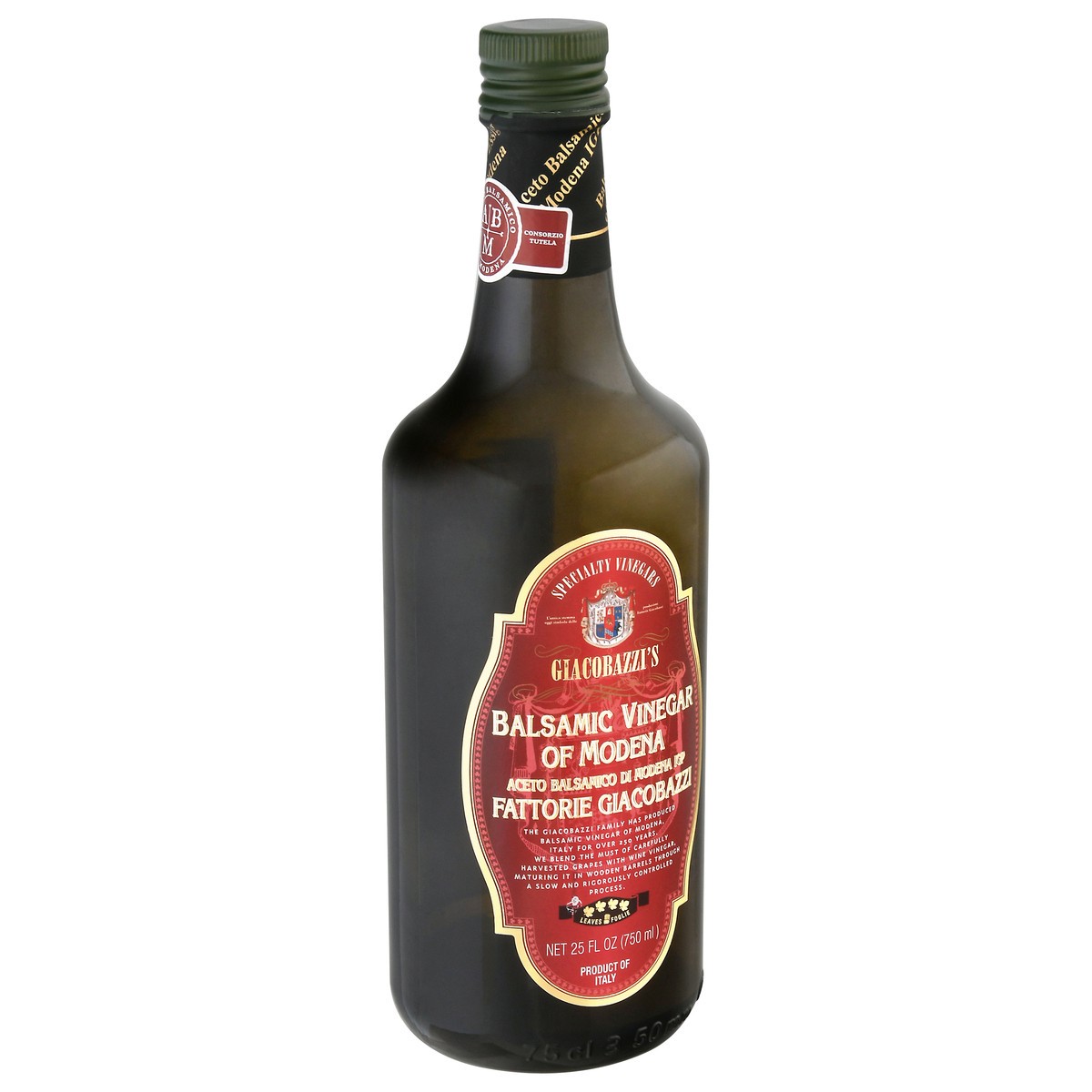 slide 6 of 12, Giacobazzi's Balsamic Vinegar of Modena 25 ml, 25.36 fl oz