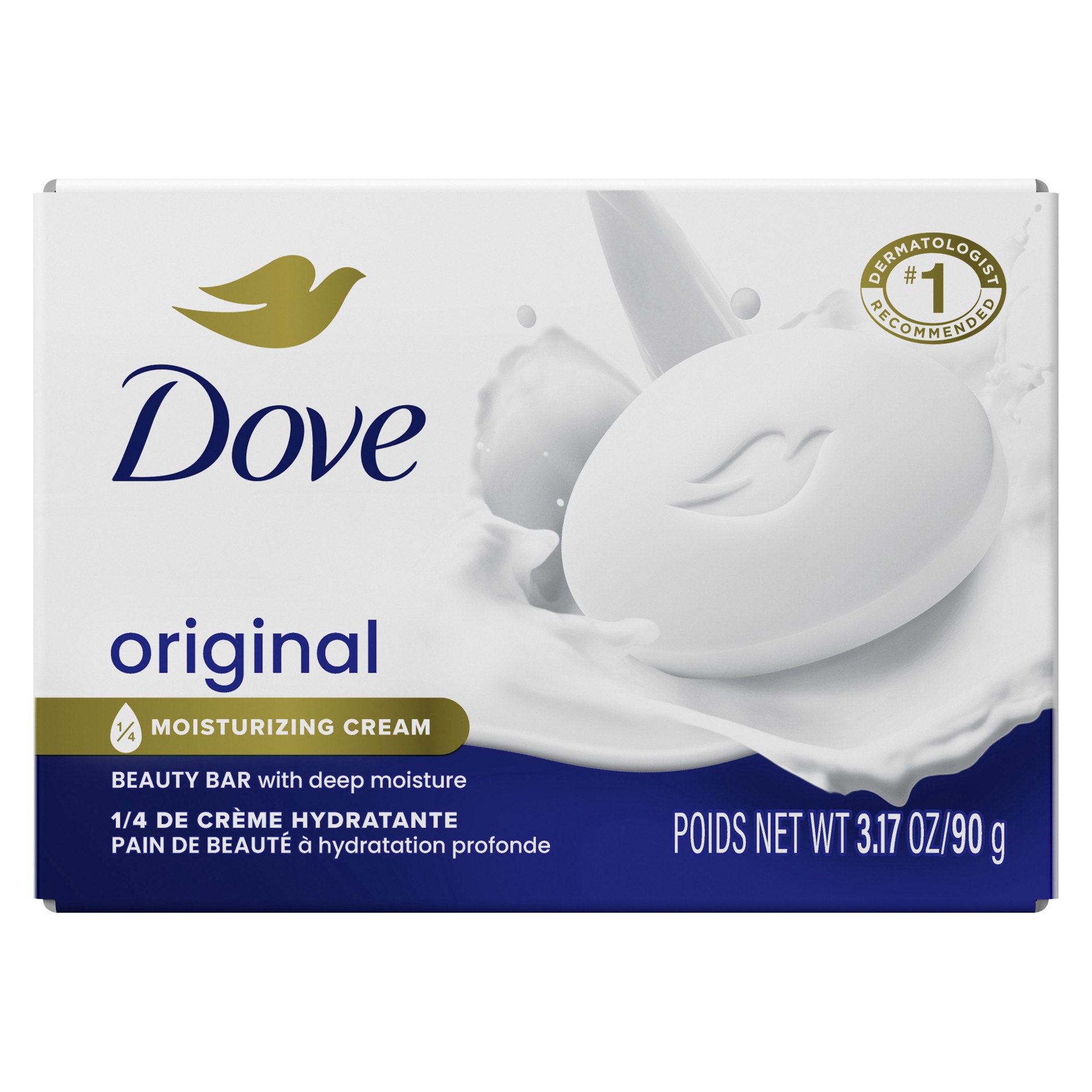 slide 1 of 4, Dove Bc White Beauty Bar Travel Size, 3.17 oz