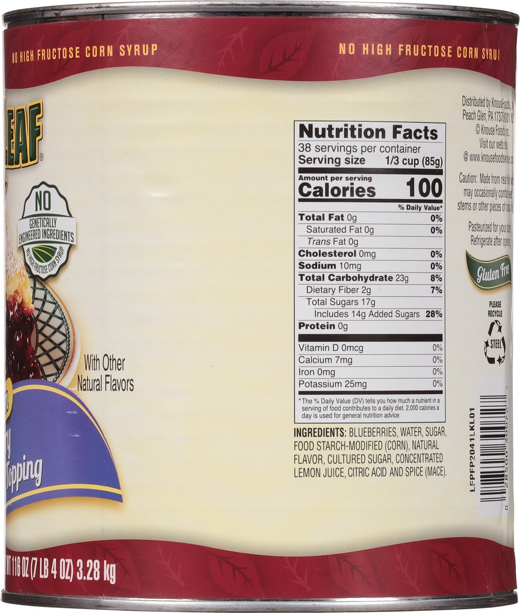 slide 4 of 12, Lucky Leaf Premium Blueberry Fruit Filling 116 oz, 116 oz