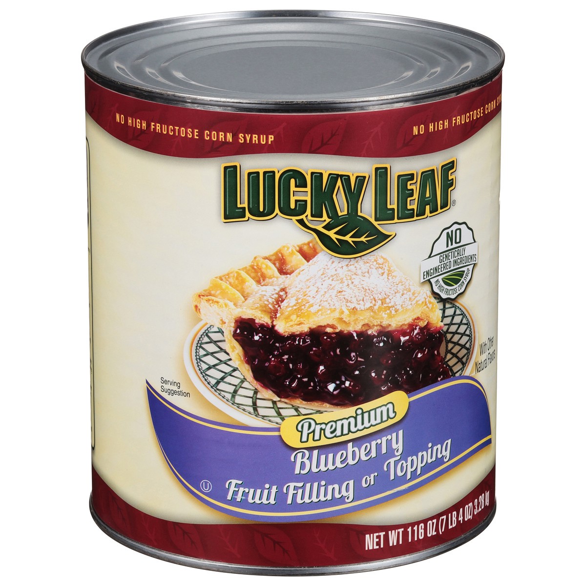 slide 2 of 12, Lucky Leaf Premium Blueberry Fruit Filling 116 oz, 116 oz