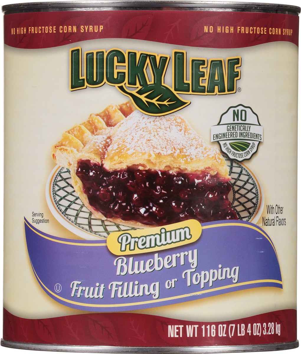 slide 12 of 12, Lucky Leaf Premium Blueberry Fruit Filling 116 oz, 116 oz