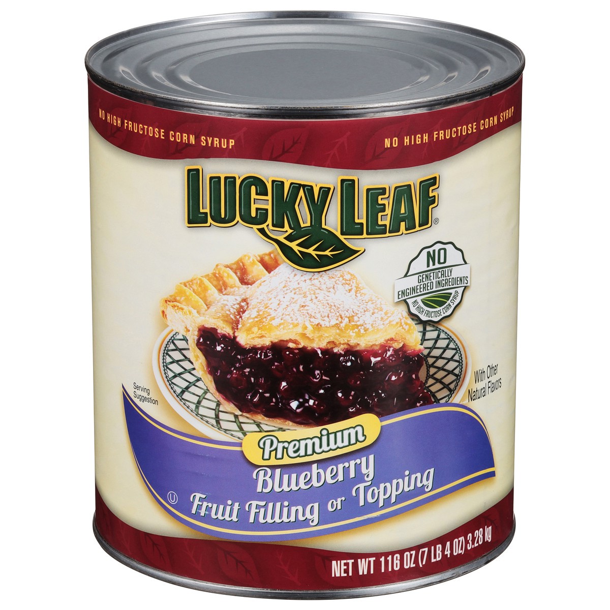 slide 1 of 12, Lucky Leaf Premium Blueberry Fruit Filling 116 oz, 116 oz