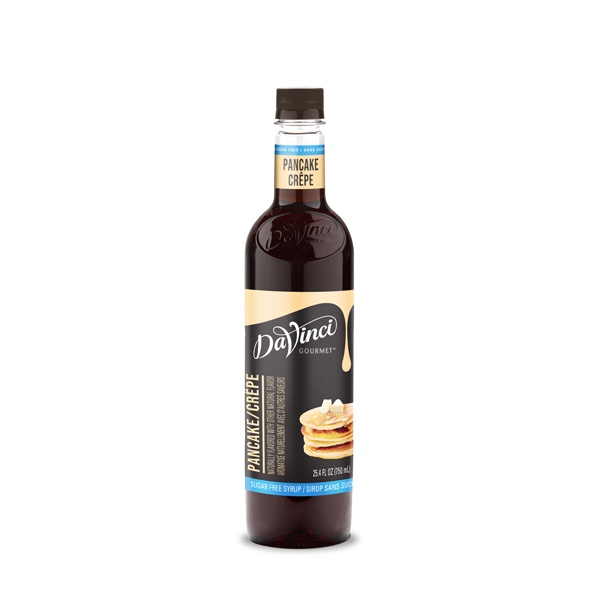 slide 1 of 1, DaVinci Espresso Syrup Sugar Free Pancake, 750 ml