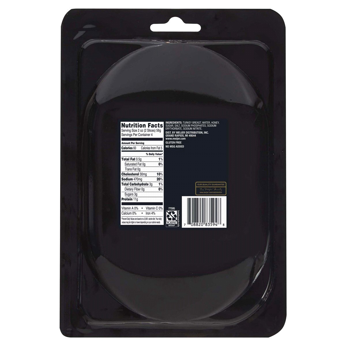 slide 2 of 5, FREDERIKS BY MEIJER Frederik's By Meijer Sliced Honey Turkey Breast, 8 oz, 8 oz