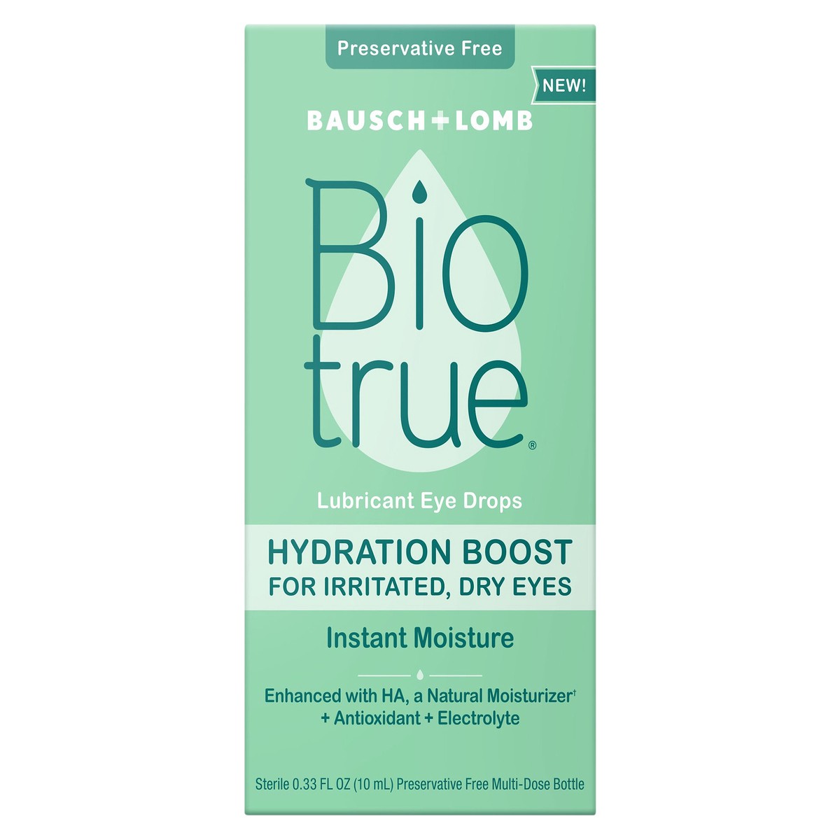 slide 1 of 7, Biotrue Hydration Boost for Dry Eyes 10mL, 0.33 fl oz