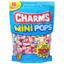 Charms Assorted Mini Pops - 200 count