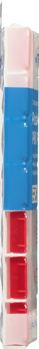 slide 2 of 9, TopCare Health Push Button Pill Planner 1 ea, 1 ct