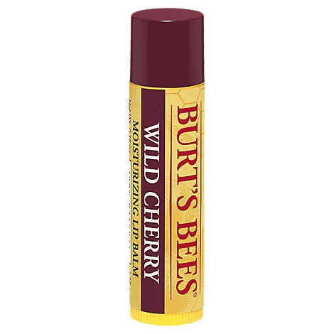 slide 1 of 1, Burts Bees Lip Balm Moisturizing Wild Cherry, 0.15 oz