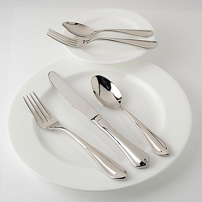 slide 2 of 2, Fortessa Forge Place Setting - Stainless Steel, 5 ct