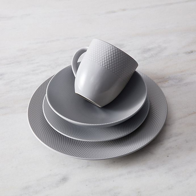 slide 3 of 9, Fortessa Trilliant Dinnerware Set - Stone, 16 ct