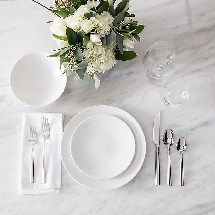 slide 5 of 11, Fortessa Trilliant Dinner Plates - White, 4 ct