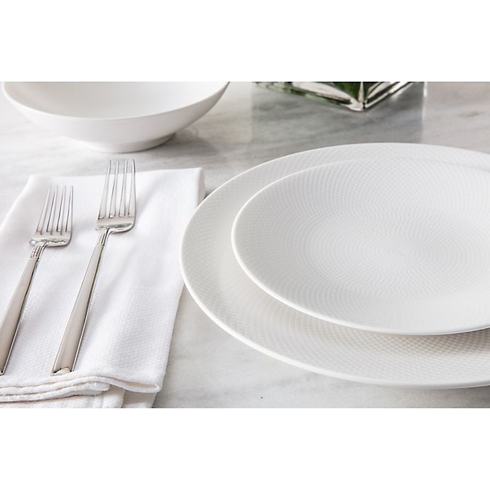 slide 6 of 11, Fortessa Trilliant Salad Plates - White, 4 ct