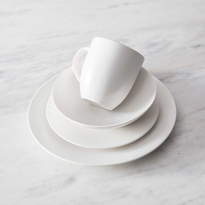 slide 8 of 11, Fortessa Trilliant Salad Plates - White, 4 ct