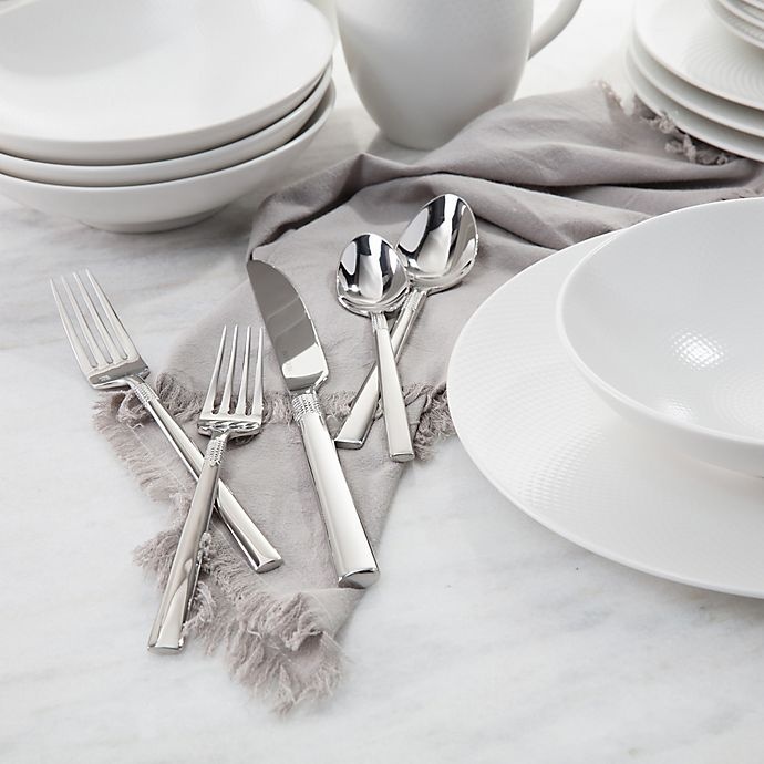 slide 10 of 11, Fortessa Trilliant Flatware Set, 42 ct