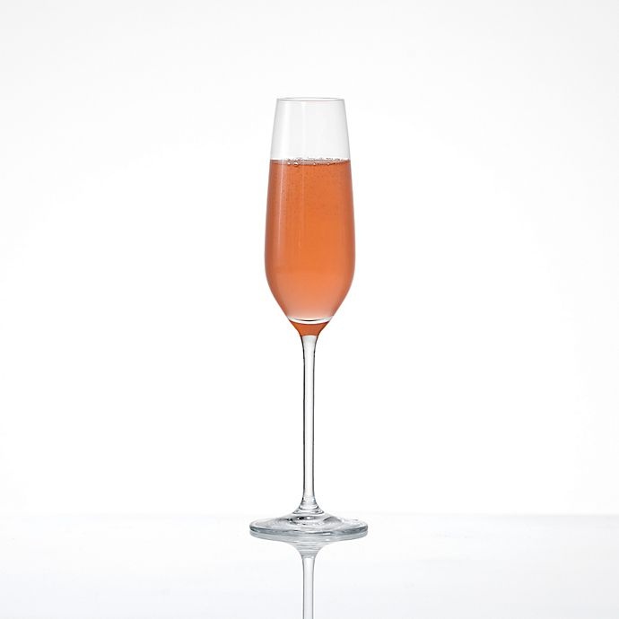 slide 3 of 7, Fortessa Trilliant Champagne Flutes, 4 ct