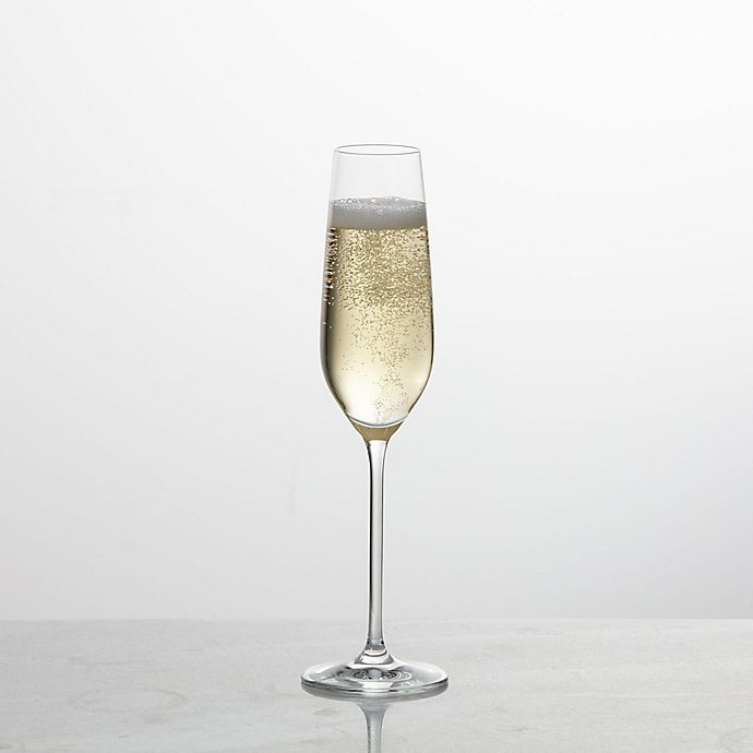 slide 5 of 7, Fortessa Trilliant Champagne Flutes, 4 ct