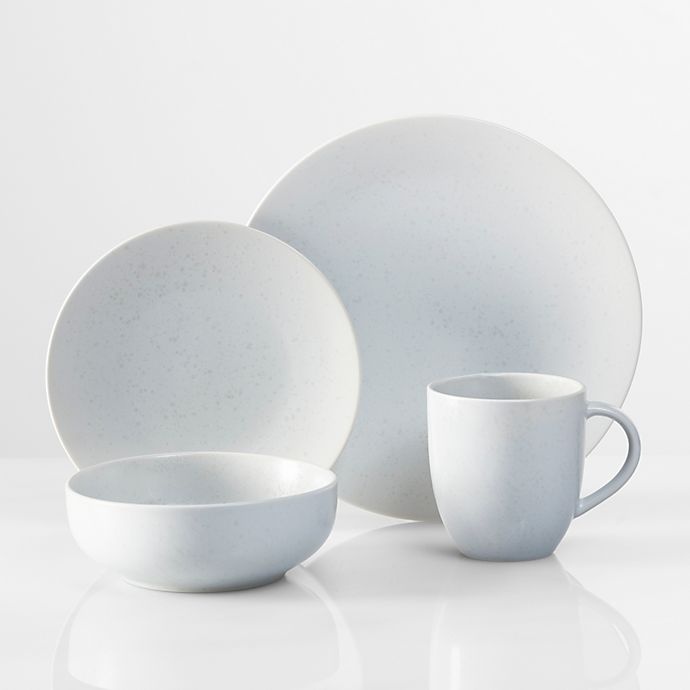 slide 2 of 3, Fortessa Rain Dinnerware Set - Pearl Gray, 16 ct