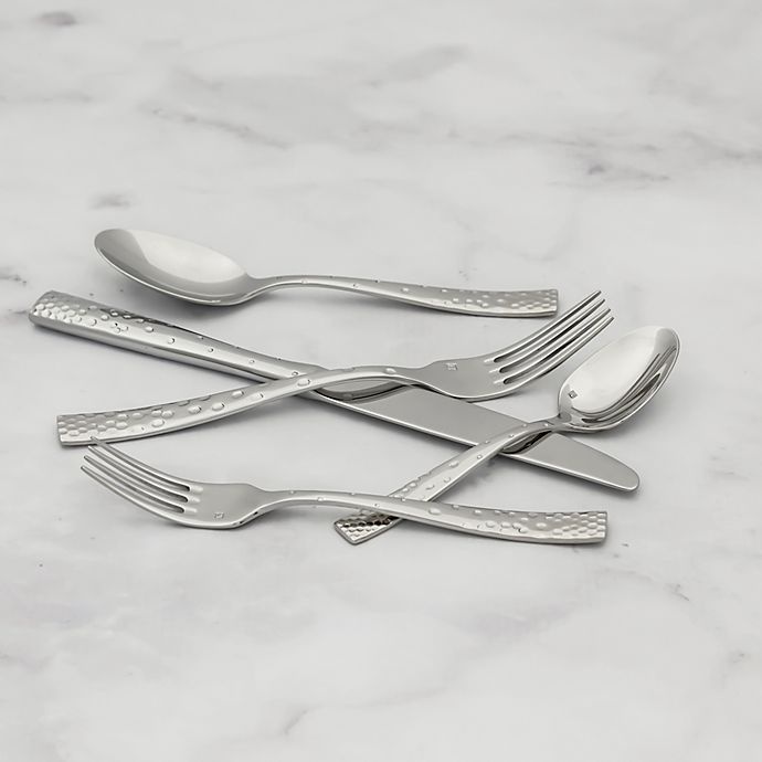 slide 3 of 4, Fortessa Rain Flatware Set, 20 ct