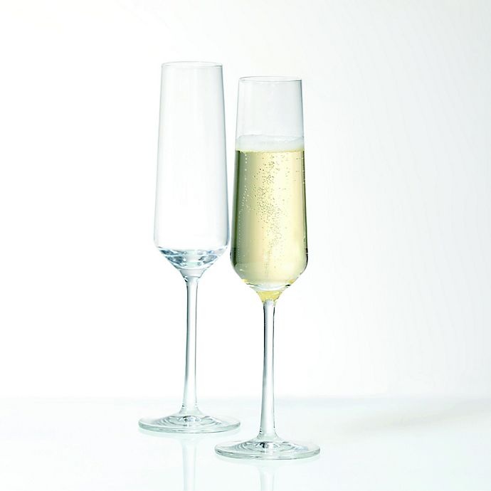 slide 5 of 9, Schott Zwiesel Tritan Pure Champagne Flutes, 4 ct