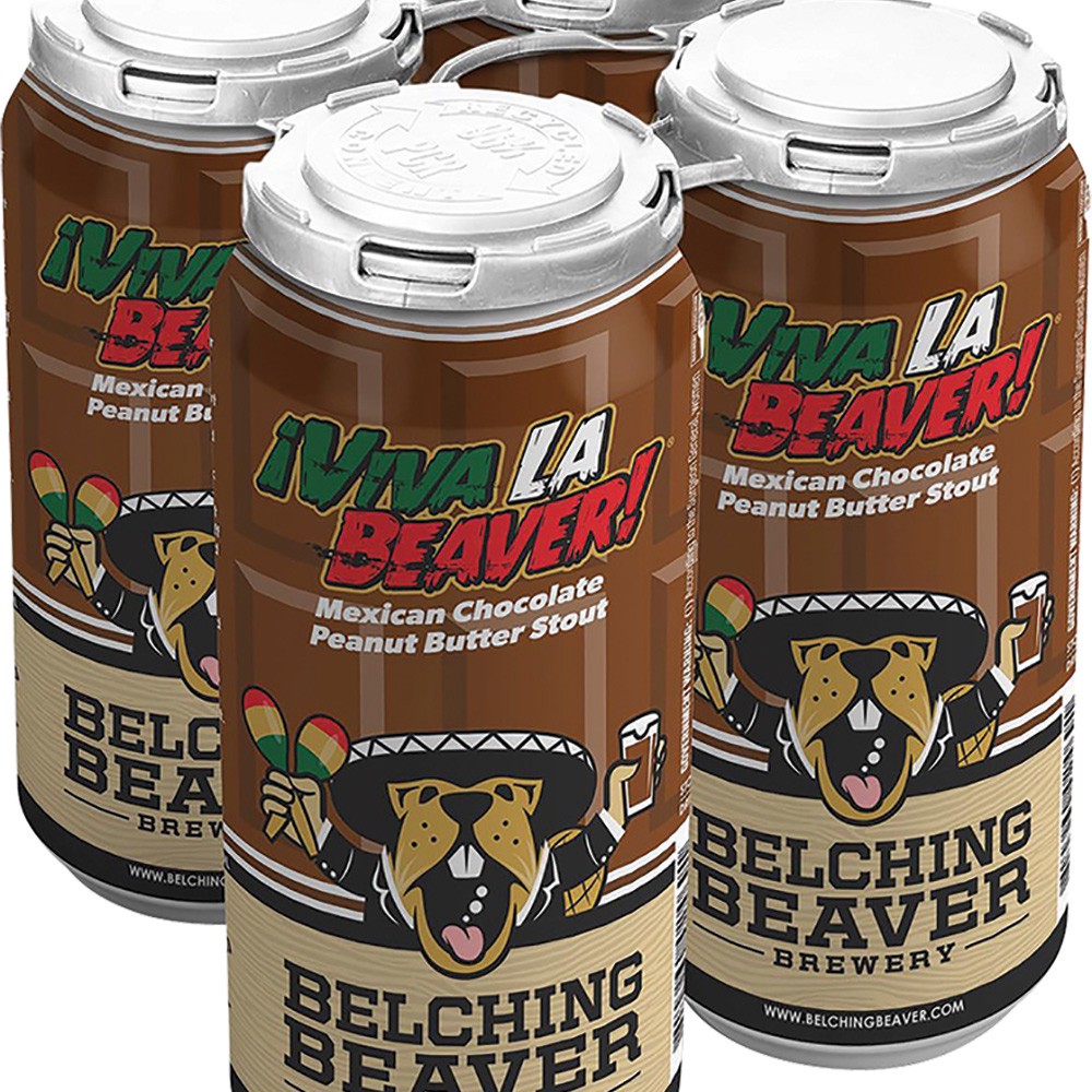 slide 1 of 1, Belching Beaver Viva La Beaver, 4 ct; 16 oz