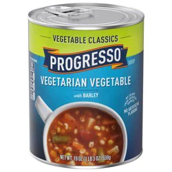 Progresso Vegetable Classics, Vegetarian Vegetable with Barley Canned Soup, 19 oz.