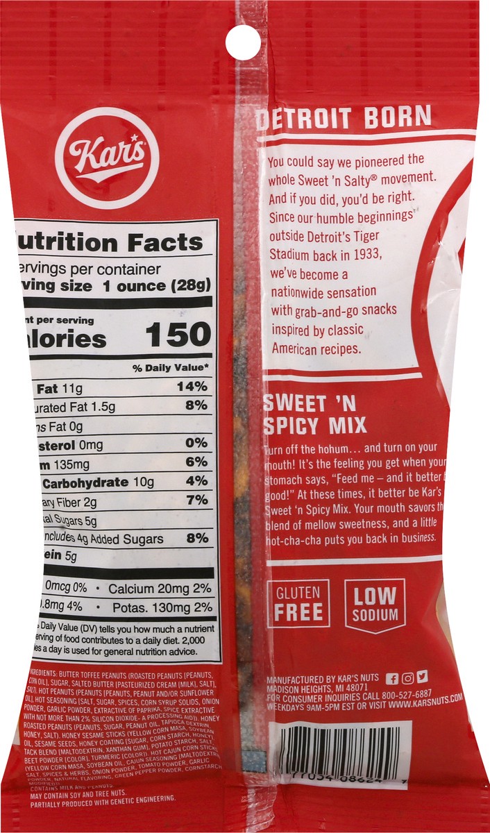 slide 3 of 9, Kar's Sweet 'N Spicy Mix Trail Mix 6 oz, 6 oz