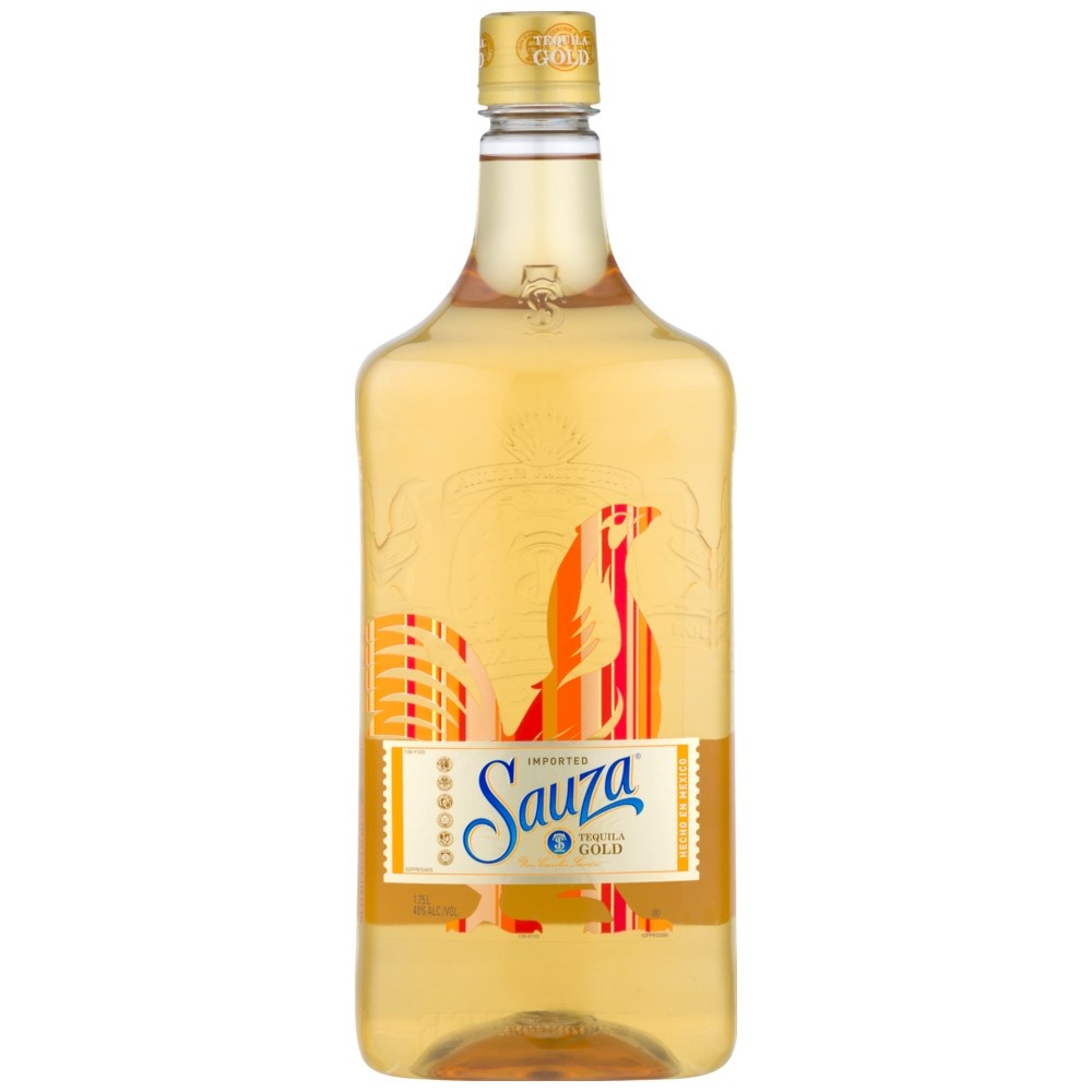 slide 1 of 1, Sauza Gold Tequila Bottle, 1.75 liter